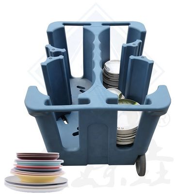 Plastic Hotel Buffet Food Equipment Serving Trolley for Restaurant Dishes Collection