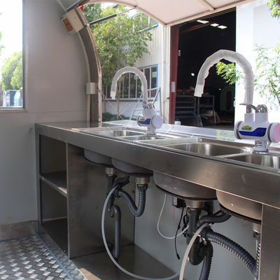 Mobile Coffee Shop Trailer with Electric Truck and Wheat Material in 2020