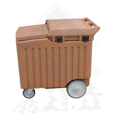 2023 Rotomolding Plastic Ice Collecting Trolley Easy to Clean and Perfect for Storage