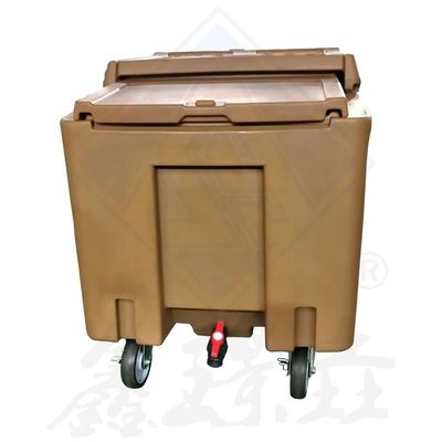2023 Rotomolding Plastic Ice Collecting Trolley Easy to Clean and Perfect for Storage