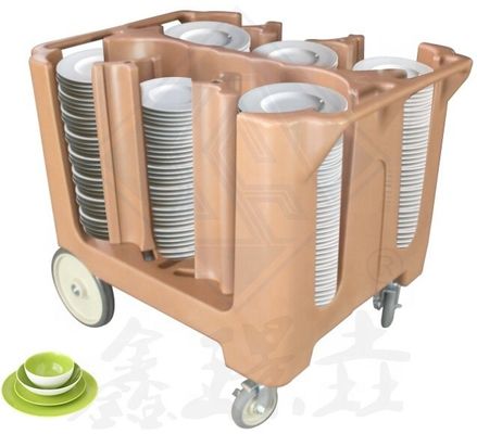 Hospitality Hotel Supplies Dish Transporting Trolley with Modern Design Dish Cart