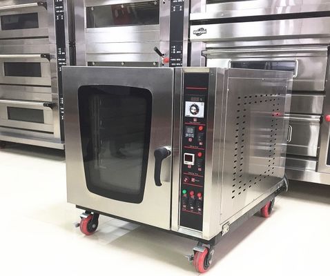 Baking Bread Food Function Bakery Oven Convection Gas Machines 5/8/10 Trays Capacity