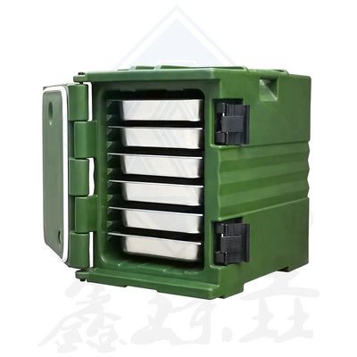 Customized Size Insulated Box with Small Wheels and Multi-colored Design at Lunch Box