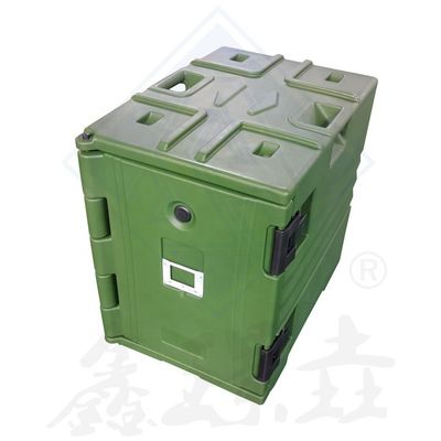 Customized Size Insulated Box with Small Wheels and Multi-colored Design at Lunch Box