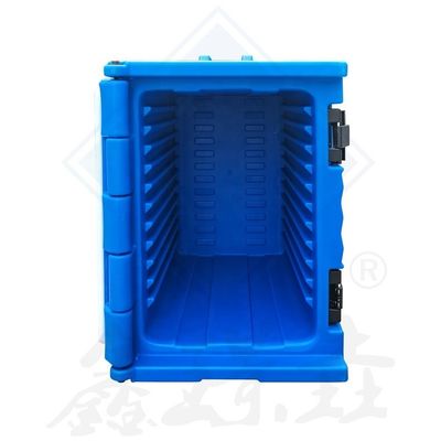 Customized Size Insulated Box with Small Wheels and Multi-colored Design at Lunch Box