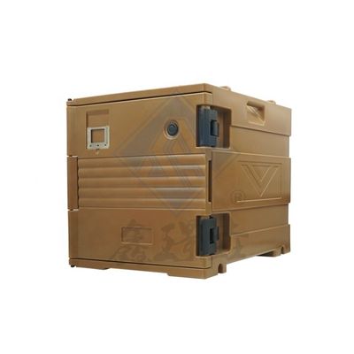 PU Front Loading Hot Food Transport Box for Catering 120L Insulated Food Pan Carrier