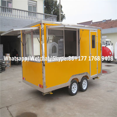 Mobile Food Truck with Cotton Candy Machine and Cart 2300*1650*2300mm Voltage 220V