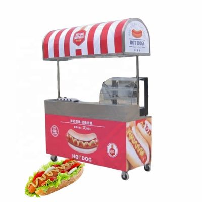 200 Set Customized Color Mobile Food Cart Ideal for Churros French Fries and Bubble Tea
