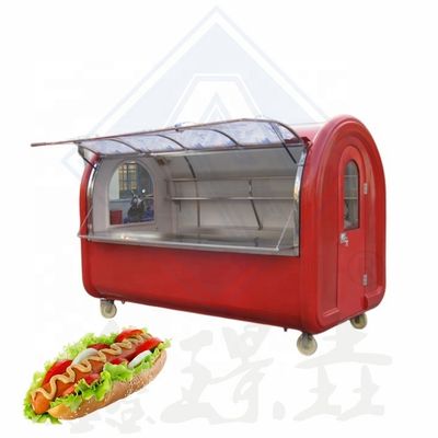 200 Set Customized Color Mobile Food Cart Ideal for Churros French Fries and Bubble Tea