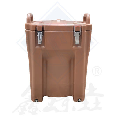 Insulated Portable Round Barrel Beverage Cooler for Food Warming Cabinet Easy to Clean