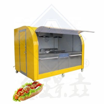 Customized Equipments Food Truck with Deep Fryer and Solar Power in Mobile Juice Cart