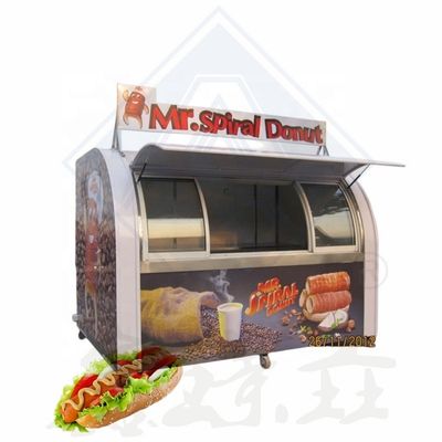 Customized Equipments Food Truck with Deep Fryer and Solar Power in Mobile Juice Cart