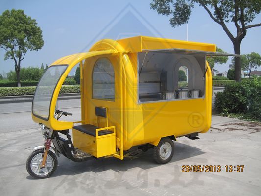 Long Service Life Mobile Food Cart Customized Equipments and Juice Trailer with Wheels