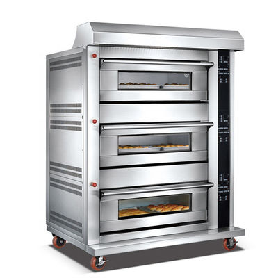 High Productivity Electric Deck Oven for Commercial Baking of Loaf Bread