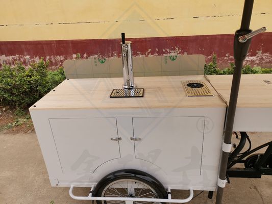 Food Beverage Shops Mobile Food Trailer Bike Vending Cart for Outdoor Street Food
