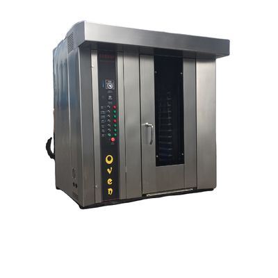 1800X2000X2200mm Full Automatic Commercial Bread Rotary Oven with 1 Rack Loading Quantity
