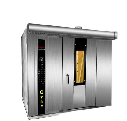 1800X2000X2200mm Full Automatic Commercial Bread Rotary Oven with 1 Rack Loading Quantity