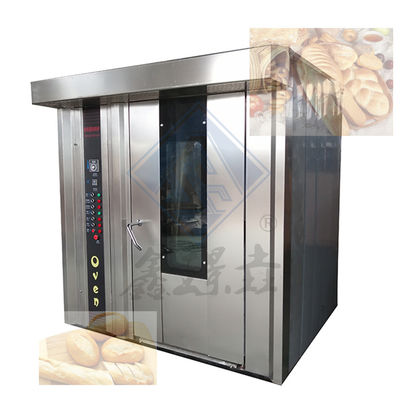 Heating Source Electric/Diesel/Gas 32 Trays Rotary Furnace Rotary Oven for Bread Automatic