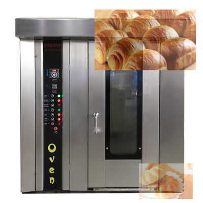 Heating Source Electric/Diesel/Gas 32 Trays Rotary Furnace Rotary Oven for Bread Automatic