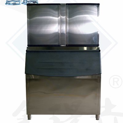 TECUMSEH Compressor 800kg High Capacity Commercial Ice Cube Machine with 22x22x22mm