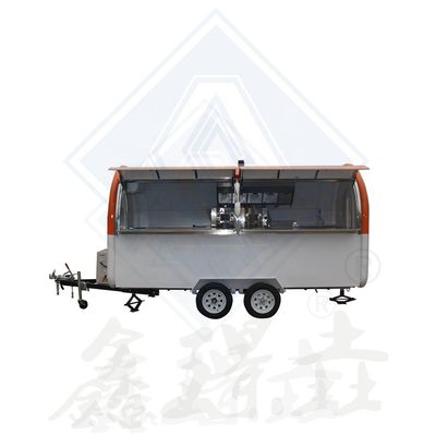 Mobile Catering Food Truck Trailer with 200 Sets Capacity and Vegetable-based Raw Material