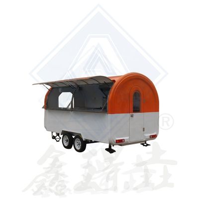 Mobile Catering Food Truck Trailer with 200 Sets Capacity and Vegetable-based Raw Material