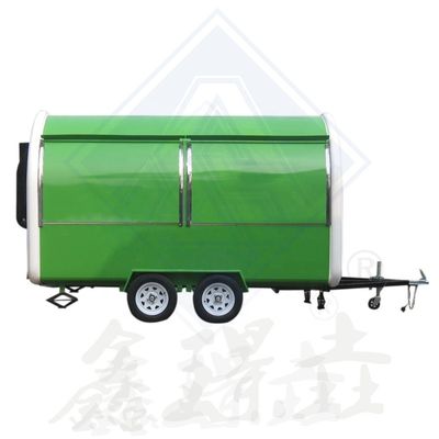 Mobile Catering Food Truck Trailer with 200 Sets Capacity and Vegetable-based Raw Material