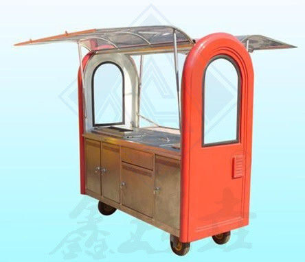 Street Sale Fully Equipped Restaurant Food Truck Vintage Style with Customized Color
