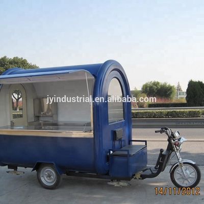 Long Service Life Motorcycle Tricycle Ice Cream Food Truck with Fully Equipped Kitchen