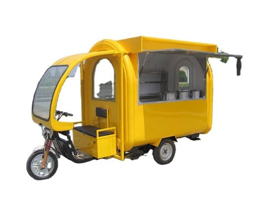 Fully Equipped Kitchen Motorcycle Tricycle for Street Mobile Ice Cream Drinks and Snacks
