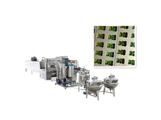 Automatic 150kg/h Industrial Lollipop Candy Making Machine Production Line for Candy