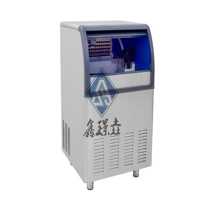 220V Electric Ice Cube Maker Stainless Steel Nugget Ice Maker Machine