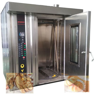 Electric/Diesel/Gas Heating Source Automatic Rotary Oven for Bread Making 16/32/68 Trays