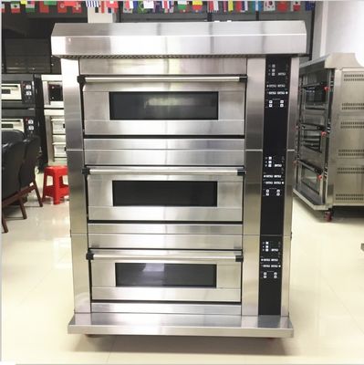 Unique 2 Deck 4 Trays Pizza Oven Perfect for Bakery in Widely Used Hotel Equipment