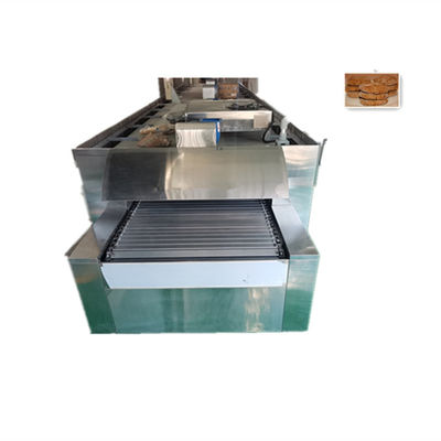 48KW/H Commercial French Bread Automatic Cupcake Gas Tunnel Oven