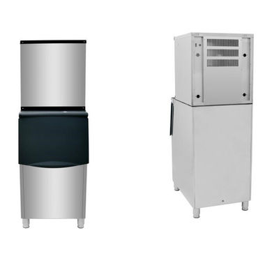 220V Automatic Commercial Ice Cube Making Machine for Shop 200KG Ice Storage Capacity