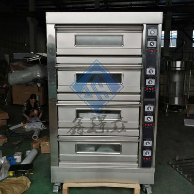0.1kw Commercial Bakery Gas Oven 3/4 Deck Gas Pizza Bakery Oven / Gas Convection Oven