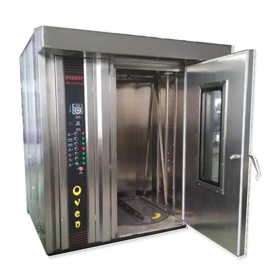 Industrial Bakery Equipment Baking Machine Hot Air Rotary Rack Oven for Bread Cake Toast