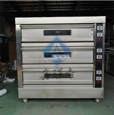 2022 Pizza Baking Machine Commercial Gas Baking Oven with Video Technical Support