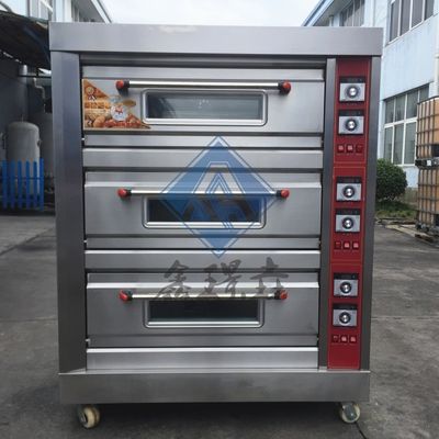 2022 Pizza Baking Machine Commercial Gas Baking Oven with Video Technical Support