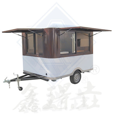 Restaurant Sale BBQ Food Truck Cart with Grill and Fryer Mobile Cart Long Service Life