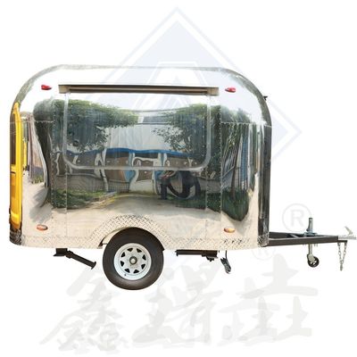Fully Air Conditioned Food Trailers with Video Technical Support and Ice Cream Trailer