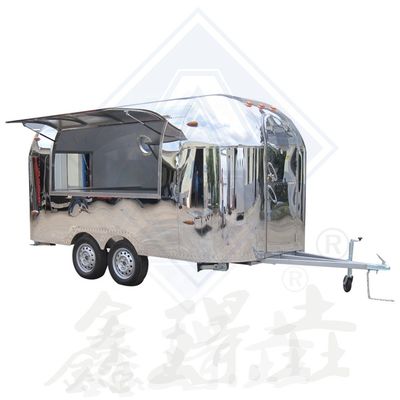 Fully Air Conditioned Food Trailers with Video Technical Support and Ice Cream Trailer