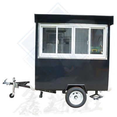 Customized Color Pushable Concession Trailer 220*160*210 Food Vendor Carts and Trucks
