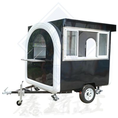 Customized Color Pushable Concession Trailer 220*160*210 Food Vendor Carts and Trucks