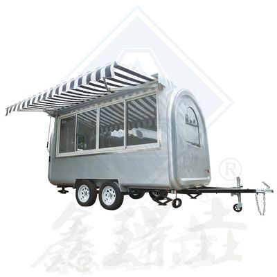 Customized Color Pushable Concession Trailer 220*160*210 Food Vendor Carts and Trucks