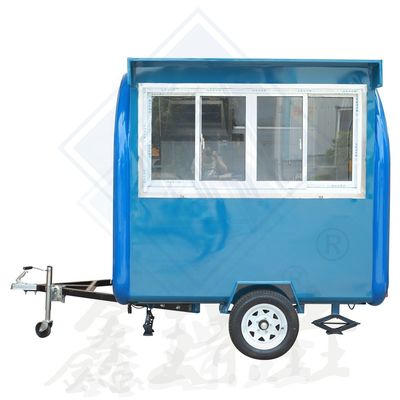 Customized Color Pushable Concession Trailer 220*160*210 Food Vendor Carts and Trucks