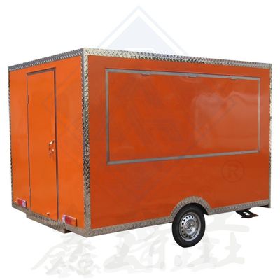 Customized Color Pushable Concession Trailer 220*160*210 Food Vendor Carts and Trucks