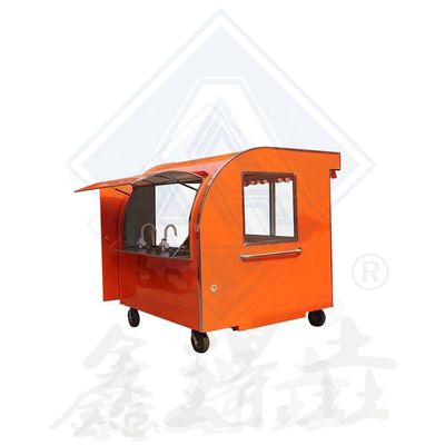 Outdoor Street Vending Galvanized Steel Mobile Food Trailer for Catering Ice Cream