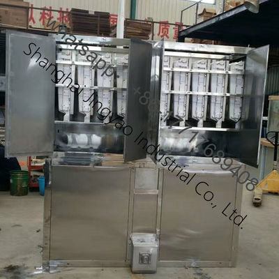 Cafeteria Equipment Cube Ice Making Machine for Juice Bar 750W and Ice Block Shape